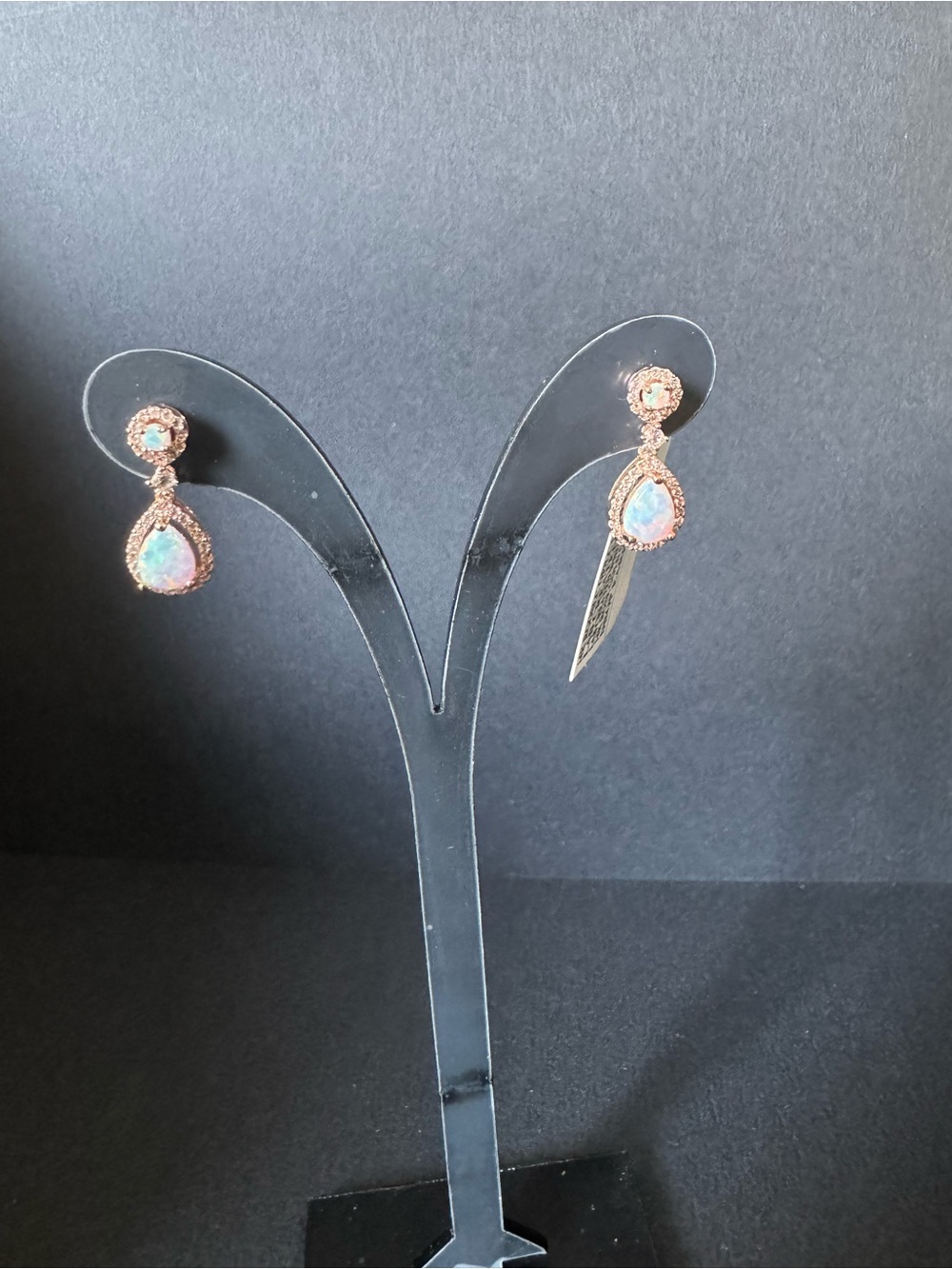 Silver earrings